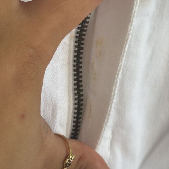 J Crew Slim Wide Jeans Womens Size 26 Petite White‎ - Picture 14 of 14